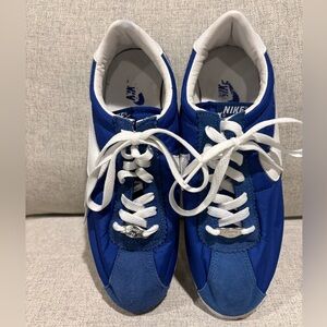 Nike Cortez Womens Blue and White Size 10 Sneaker Tennis Shoe